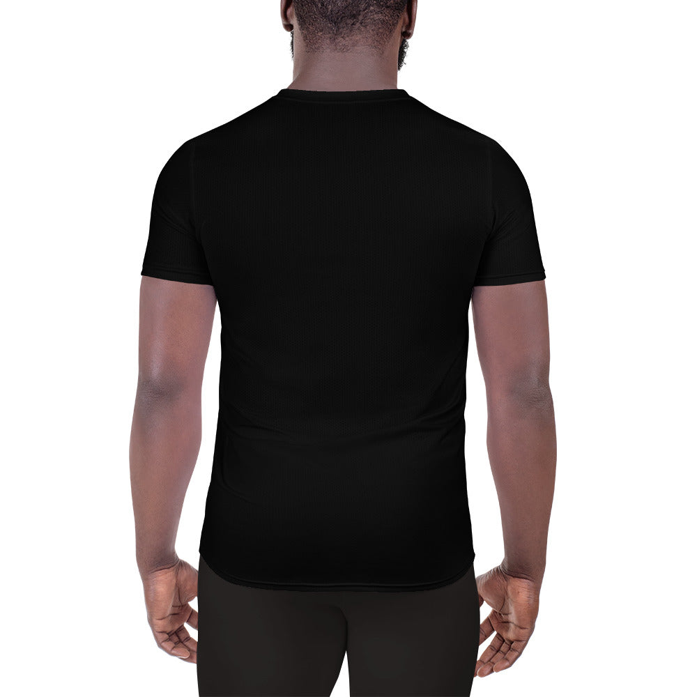 Research Merch Sportshirt für Herren getragen in der Rückansicht