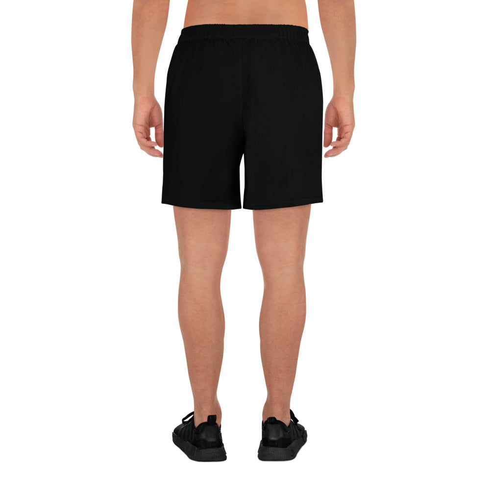 Purpose Unisex Sportshorts an mnnlichen Model in der Rückansicht