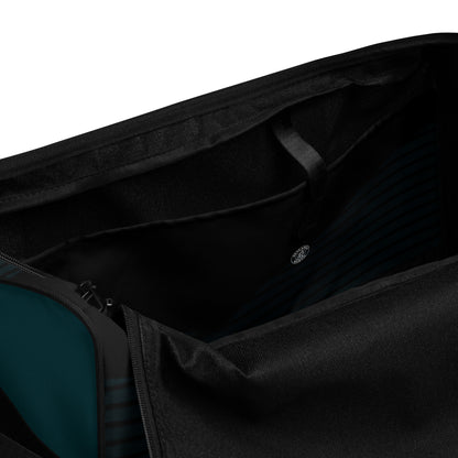 Research Merch Weekender aus der Purpose Edition in der Detailansicht mit Logo im Innenraum.